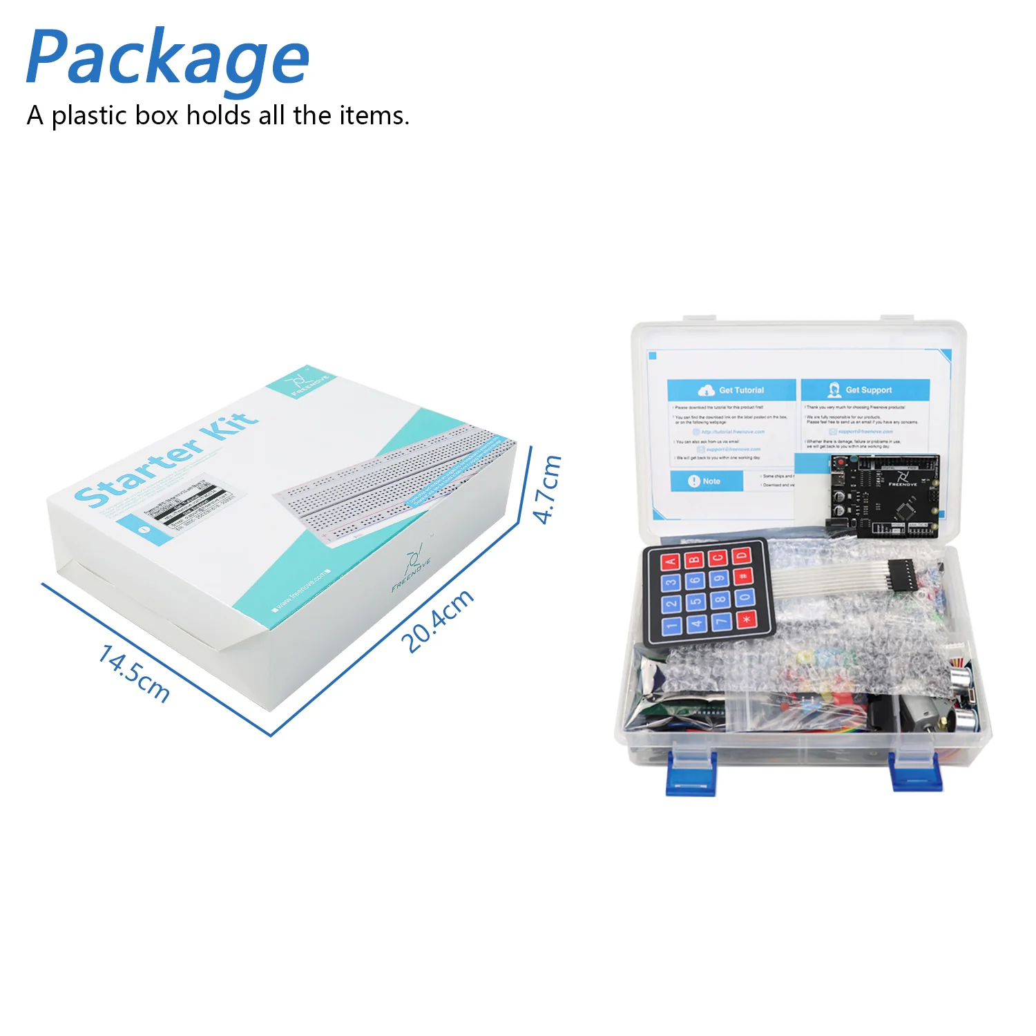 Freenove RFID Starter Kit V2.0 (Compatible with Arduino UNO R3), 251-Page Detailed Tutorial, 198 Items, 55 Projects - Image 7