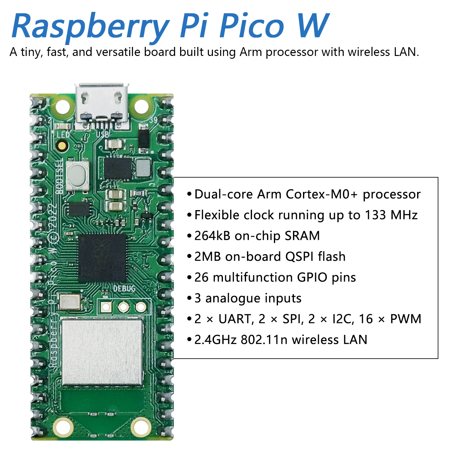 Freenove Mecanum Wheel Car Kit for Raspberry Pi Pico W H WH, Dot Matrix Expressions, Obstacle Avoidance, Line Tracking, Light Tracing, Colorful Light, App - Image 6