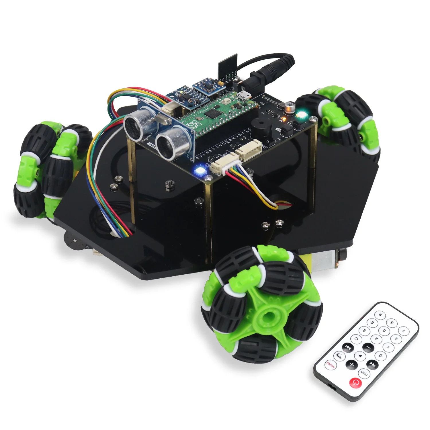 Freenove Omni Wheel Car Kit for Raspberry Pi Pico 1 2 W H WH, 3-wheel and 4-wheel Forms, Accelerometer Module, Compass Module - Image 9